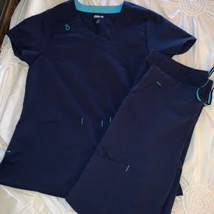 Scrubstar set- Navy XS